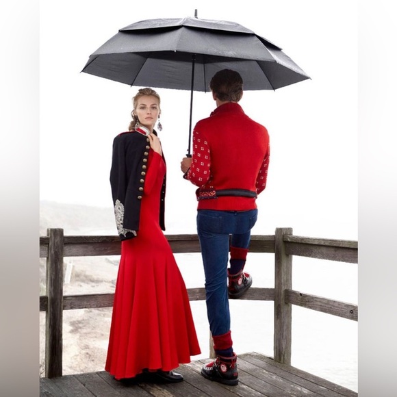 Ralph Lauren Collection Purple Label Spring 2013 Red Long Dress Evening Gown 12 - Picture 16 of 16